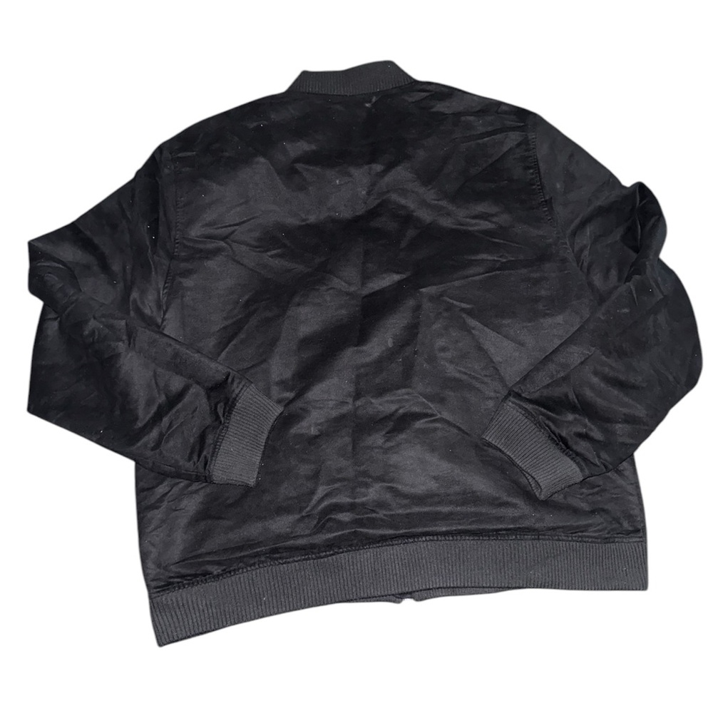 Sean John Suede Men's Black Bomber Jacket - Picture 2 of 2